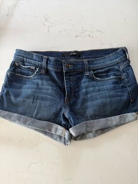 Joe’s Jeans mid-rise cuffed denim shorts - 29